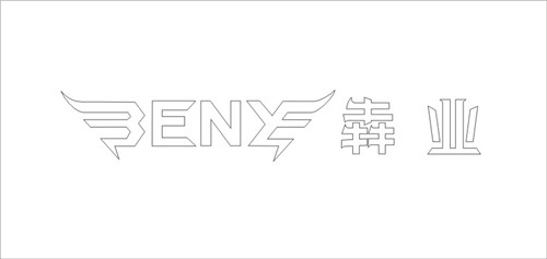 犇業logo水切割